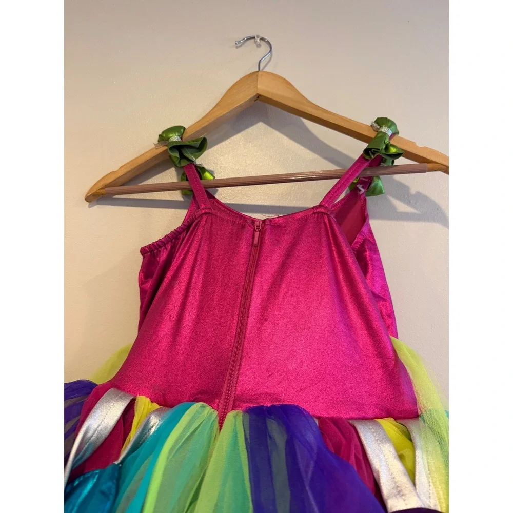 Girls Chasing Fireflies Candy Land Lollipop Tutu Halloween Costume Dress Sz 7/8